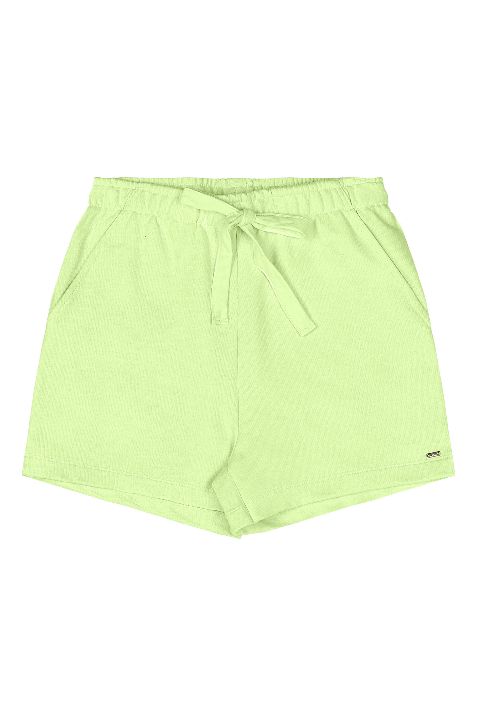 Conjunto Juvenil com Blusa e Short em Moletom para Menina (Verde) Gloss - Imagem 28